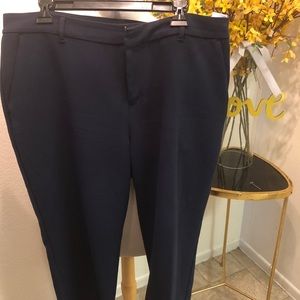 Navy blue dress Capri pants
